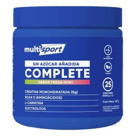 Multisport Creatina Monohidratada Rendimiento Deportivo 300g Fresa - Kiwi                                                                             