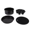 For Air Fryer Pans Set Heatproof Easy Cleaning Stainless Steel