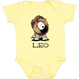 inktastic LEO Lion Westie Baby Bodysuit 6 Months Banana - KiniArt 5e53