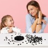 400Pcs Black Large Alphabet Letter Beads for Chunky Jewelry Crafts