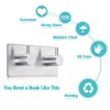 Fotosnow Stainless Steel Waterproof Heavy Duty Wall Hooks (1 Set