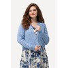 Ulla Popken Ladies Plus Size Plus Size Cable Knit Two