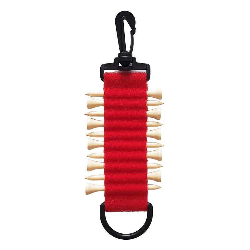 Golf Glove Holder, Hanger, Key Holder, Double-Sided Velcro, Tee Holder,