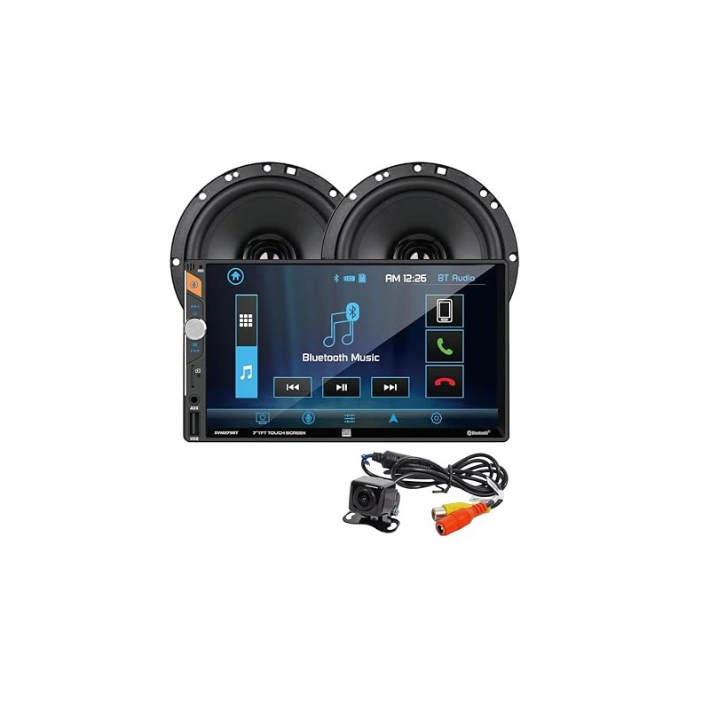 Dual XCP1101SP 7-inch LED Digital Media Touch Screen Double DIN