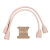 1 Pairs Leather DIY Bag Handles Cowhide Bag Handles Replacement