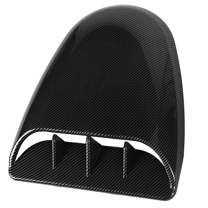 Engine Hood Vent Trim 35.5 X 32cm Carbon Fiber Style