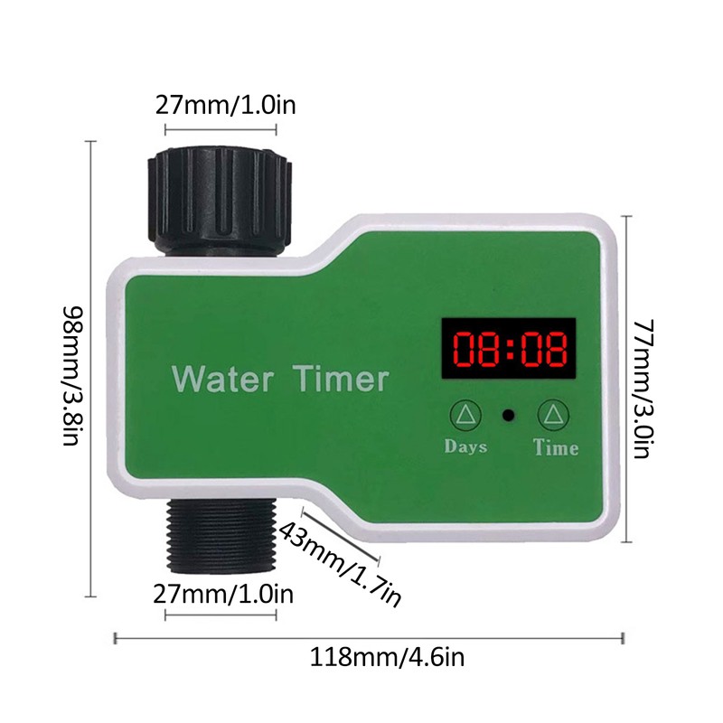 Automatic Flower Waterer Solenoid Valve Timer Garden Irrigation Spraying Outdoor