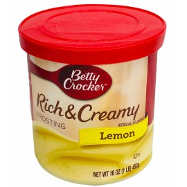 Betty Crocker Lemon Rich & Creamy Frosting 16 oz