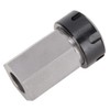 Hex ER25 Collet Block High Carbon Steel CNC Lathe Square