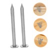 BESPORTBLE 6pcs Stainless Steel Survey Markers Heavy Duty Property Line