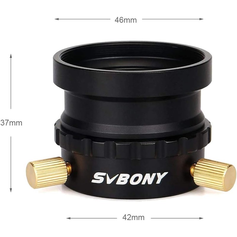 SVBONY Telescope Adapter Telescope Mount Adapter M42X0.75 1.25 Inch Eyepiece