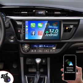 Unbranded Apple Carplay For Toyota Corolla 2014-2016 Android12 Car Stereo Radio GPS Navi