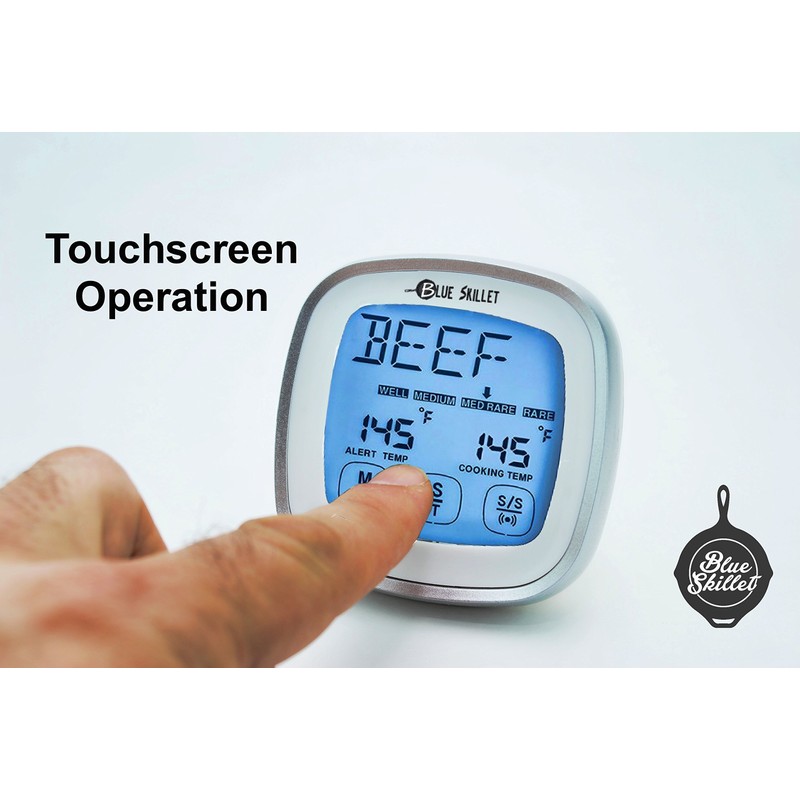 Oven & BBQ Touchscreen Digital Meat Cooking Thermometer and Timer