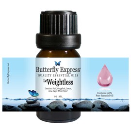 Le Weightless Essential Oil Blend 10ml - 100% Pure - by Butterfly Express