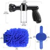 EVILTO Garden Hose Nozzle, High Pressure Hose Spray Nozzle 8