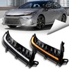 BINQIGOO LED Daytime Running Light Front Bumper Fog Light, Switchback