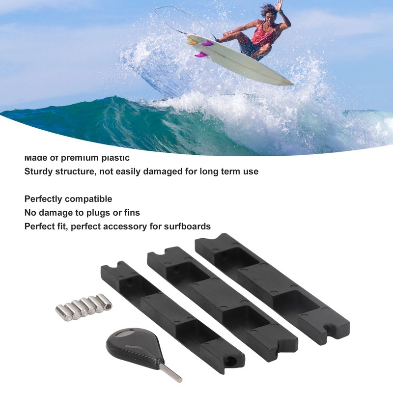 Fin Box Converter Professional Plastic Surfboard Fin Plug Adapter with