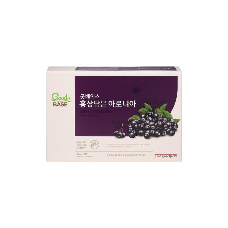 Goodbase [Jeongmol] Goodbase Red Ginseng-Infused Aronia 50ml*30 Sachets