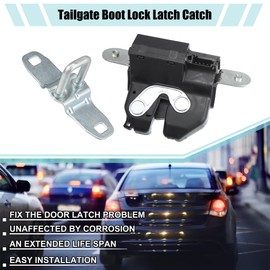 X AUTOHAUX Rear Tailgate Boot Lock Latch for Fiat 500 312 No.55702917-1 Pcs