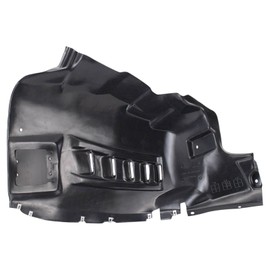 TRQ Front Right Inner Fender Liner Black Passenger Side Compatible with 2014-2021 Ram ProMaster 1500 ProMaster 2500 ProMaster 3500 CH1249197