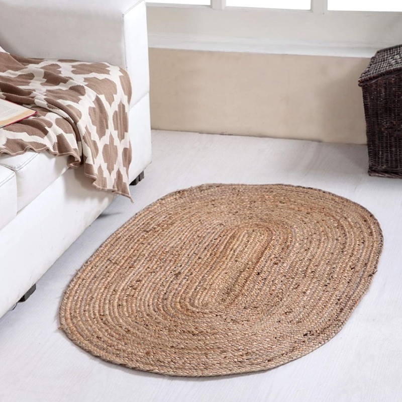Second Nature Online - DHAKA Jute Area Rug | 100%