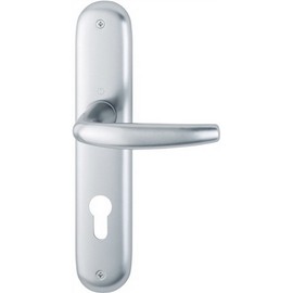 Hoppe Atlanta 1530/273P Longplate Fitting Aluminium F1 PZ 72 mm DIN L/R