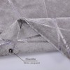 GIGIZAZA Cushion Covers 18 x 18 Inch Silver Grey Square