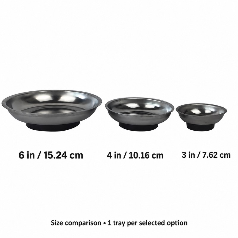 Stainless Steel Magnetic Parts Tray – Screw, Nut & Bolt