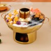 Stainless Steel Dry Ice Hot Pot Light Luxury Exquisite Milk