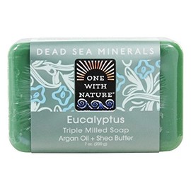 One With Nature Eucalyptus Dead Sea Mineral Soap, 7 Ounce Bar