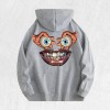 Cartoon Face Graphic Hoodie 100% Cotton US Warehouse 6 ColorsColor: