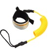 POFET Surf SUP Board Leash,TPU Body Surfboard Leashes,Coiled Stand Up