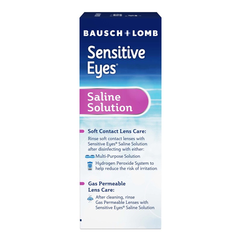 Bausch + Lomb Sensitive Eyes Saline Solution, Gentle Daily Rinse