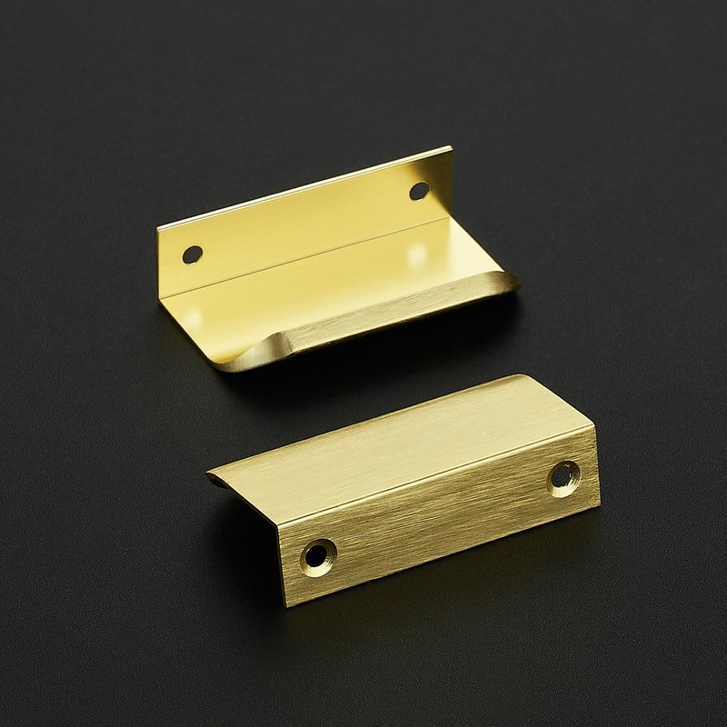 Ravinte Hardware 12 Pack Gold Cabinet Handles, 3 Inch (76mm)