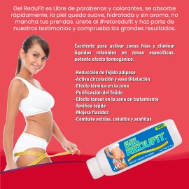 Redufit Gel Reductor Quema Grasa Reafirmante Modelador