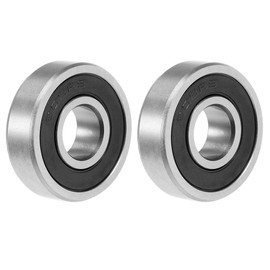 TA-VIGOR 2Pcs 609-2RS Deep Groove Ball Bearings, Z1 9mm x 24mm x 7mm Double Sealed Industrial Bearings, Chrome Steel Skateboard Bearings for Motor Electrical Instrument Equipment