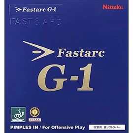Nittaku MAX NR8702 Table Tennis Rubber Fastark G-1 Soft Back Tension, Black