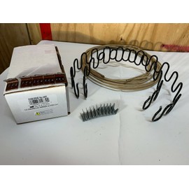 Galaxy Supply Inc. Zig Zag- Springs 9 Gauge 29" x 2 pcs,Plus Special Package 5 pcs 7 Holes Clip +10 pcs Stay Wire Clips + 5 feet of Springing Wire for All Upholstery Use.