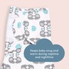 SleepingBaby Zippy Swaddle - Baby Swaddle Blankets with Convenient Bottom