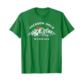 Jackson Hole Wyoming Mountains Vintage Hiking Souvenir T-Shirt