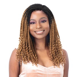 FreeTress Braids FreeTress Crochet Braids 3X Gorgeous Twist 12 (5-pack, 1B)
