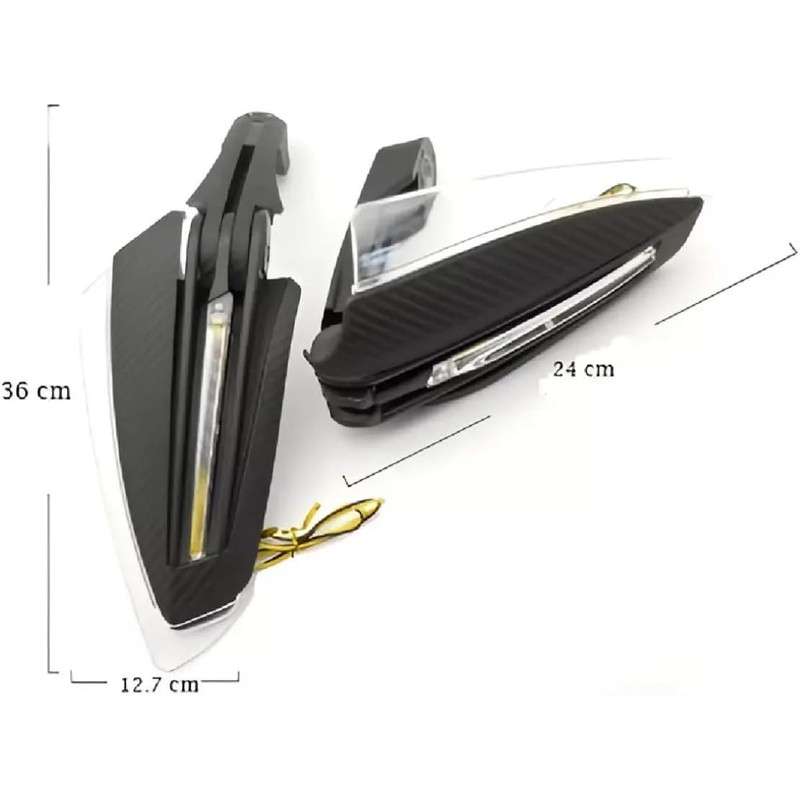 Protector Manos Cubre Puño Moto Universal, Handguard Luz Diurna Direccional