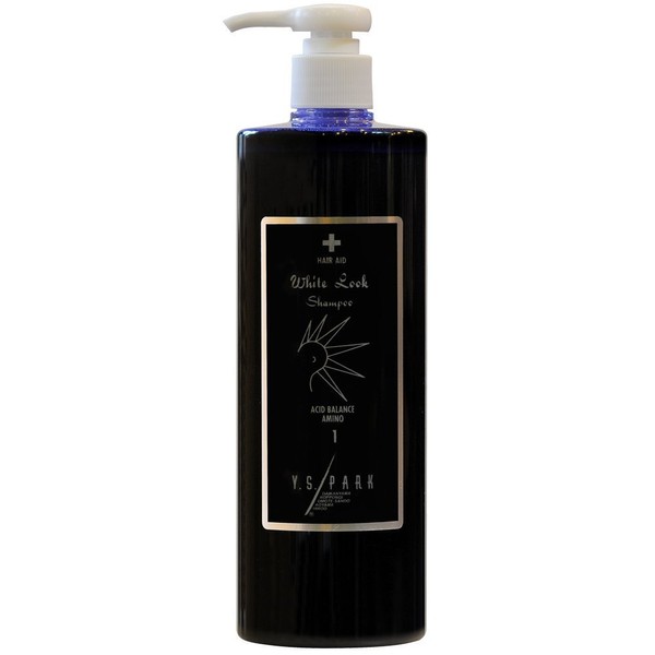 YSPARK White Look Shampoo 16.9 fl oz (500 ml) (Regular Size Approx. 2.5 Bottles), Purple Shampoo, Large Capacity, Commercial Use, Wyespark
