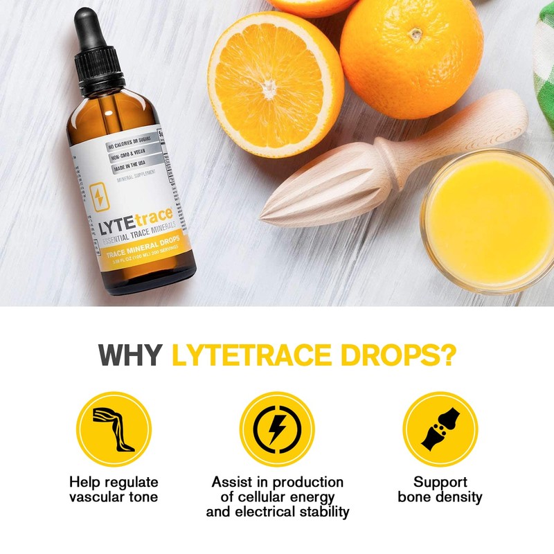 LyteLine Trace Mineral Drops 100ml x 200 Servings - Max-Absorption