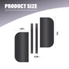 60 Pack 3.5" Magnetic Door Hinge Covers for Painting, Flexible