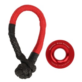 Rope Retention Pulley Rope Shackle Kit High Toughness for Off Road ATV UTV Trailer Truck SUV 4 X 4 Recovery