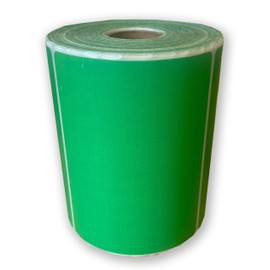 500 roll Coloured 4x3 inch Direct Thermal Labels 100mm x 76mm on a roll red Green Blue Pink Orange Yellow Blue White Postage Shipping Blank Labels 25mm core (Green)