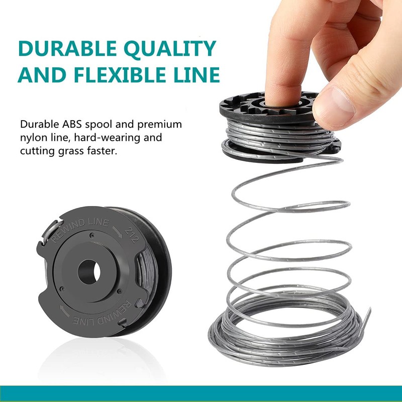 Strimmer Spool Replacement for Bosch, 8Pcs String Trimmer Spool Compatible