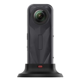 Desktop Camera Mount Stand Base for Insta360 X5,Compact and Lightweight，Silicone Stand Non-Slip for Insta360 X5 Accessories Black