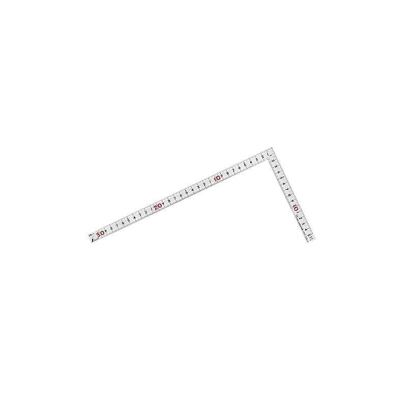 Shinwa Sokutei JIS 10647 Carpenter Measuring Measure, Same Thickness, Silver,